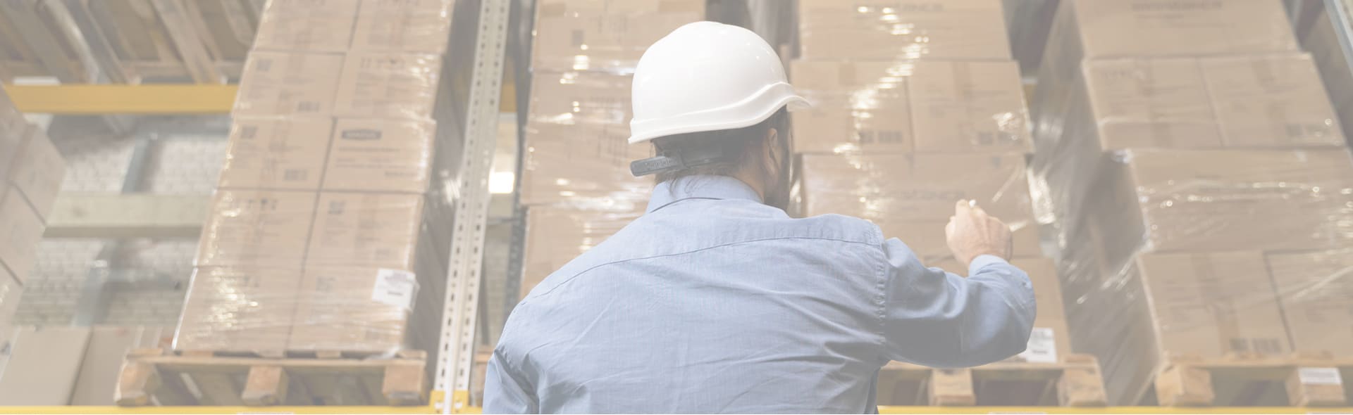 Man in Warehouse