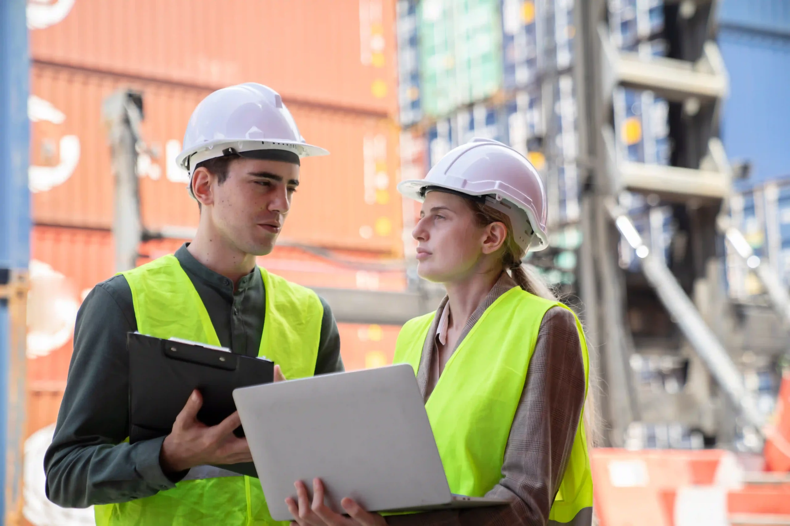 A supply chain manager monitoring logistics and automation tools to enhance supply chain cost optimization.