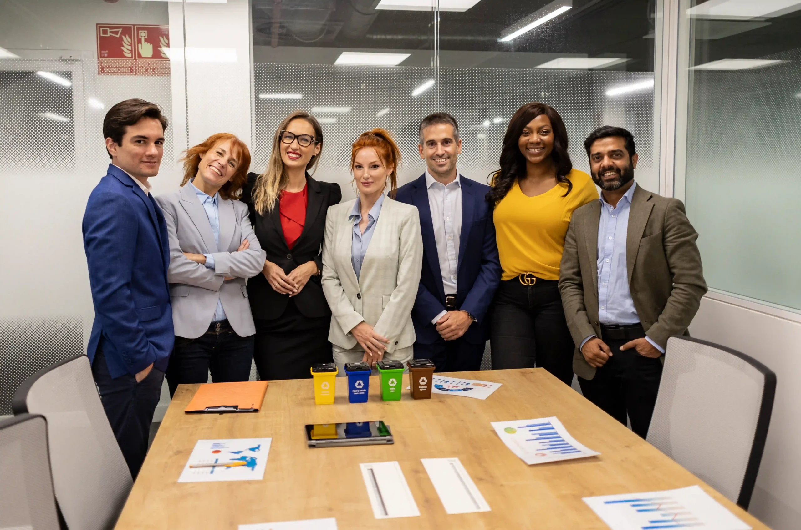 A diverse team of professionals in a meeting room, representing collaboration in FDA regulated industries.