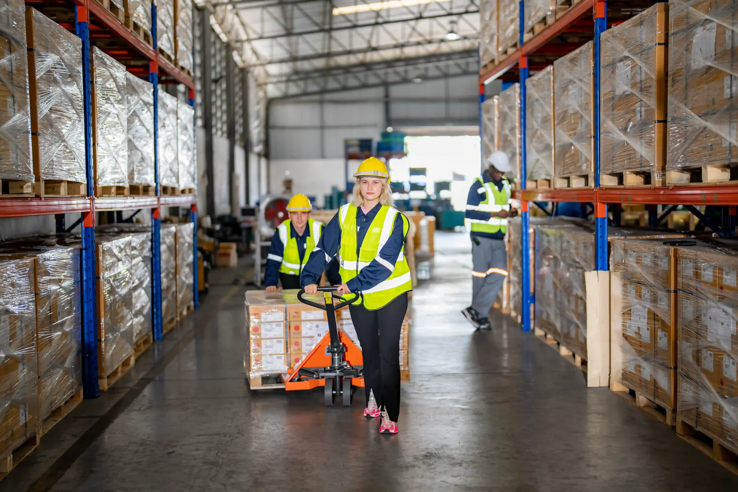 Warehouse worker ensuring fast fulfillment as part of value added customer service